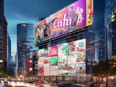 城市广告牌，从设计到实践的旅程，成为城市中的象征与推广的见证